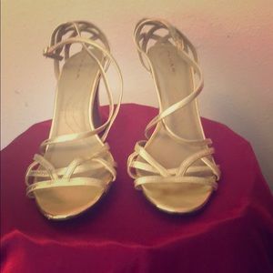 Gold Tahari Heels